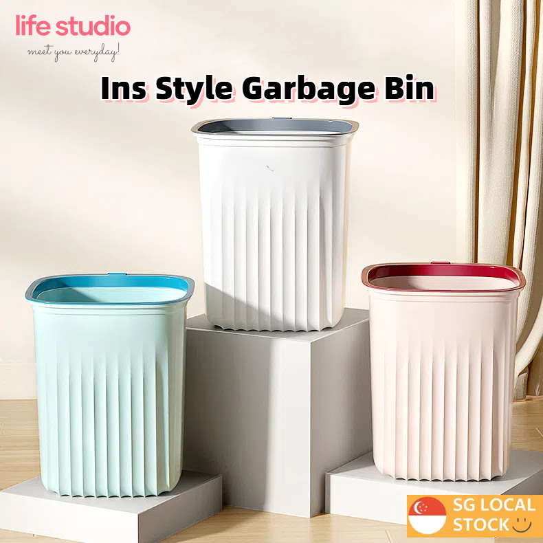 SG INS สไตล์ Home Rubbish Dustbin ถังขยะความจุขนาดใหญ่