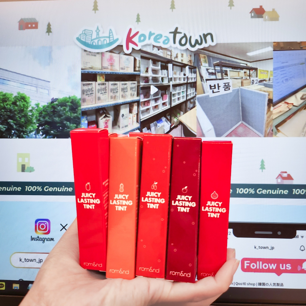 Romand [rom&nd] Juicy lasting Lip Tint - Long-lasting & Moisturizing Pigmented Lip Color