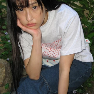 [RONRON] Heart Logo Basic Fit T Shirt / 3colors