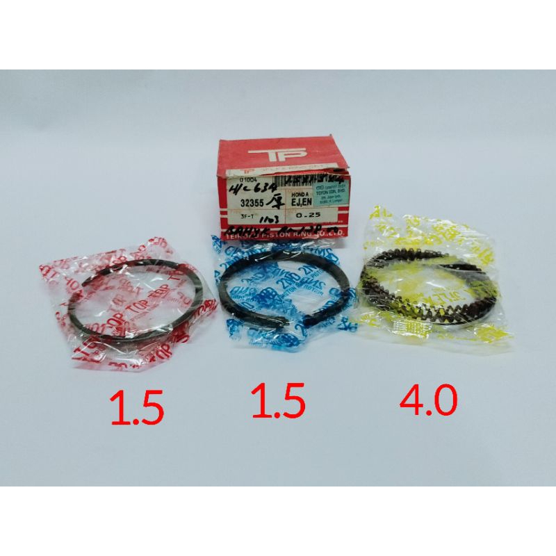 32355 HONDA CIVIC 1.2 1.3 EJ EN 72M2 OVERSIZED +0.25 ENGINE PISTON RING