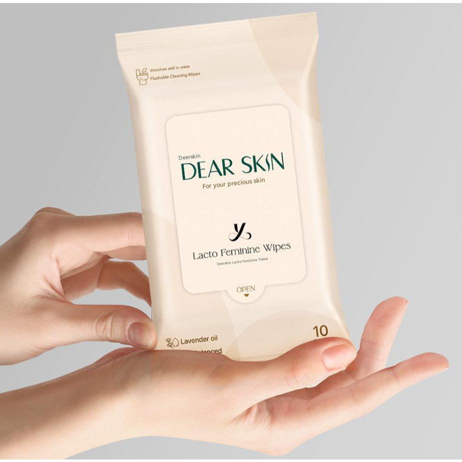 ทิชชู่ Lactofeminine Intimate Care – 10 แผ่น x 3 แพ็ค (1+1 ชุด) | ผ้าเช็ดทําความสะอาดผู้หญิงอ่อนโยนส
