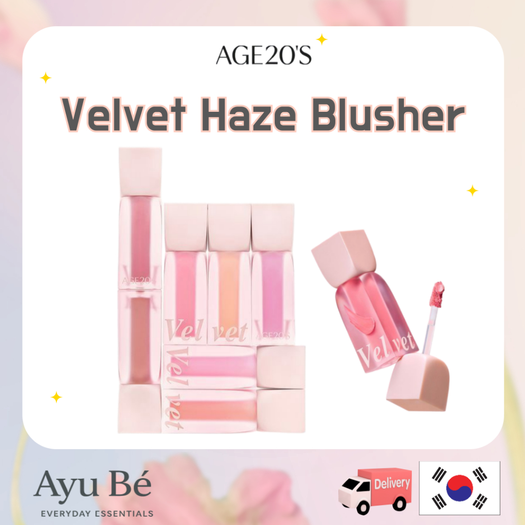 [AGE20's] Age 20s Velvet Haze Blusher – 4.2ml, 7 สี