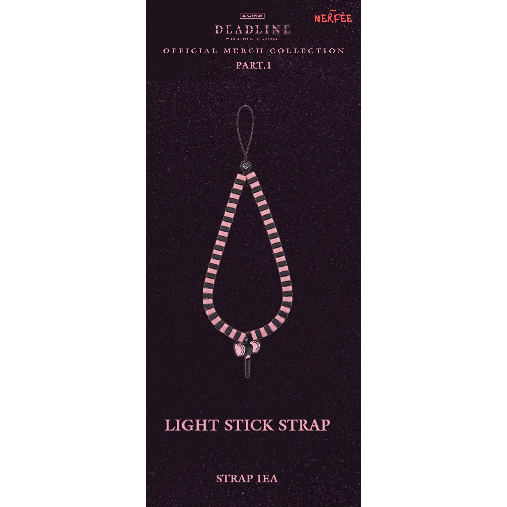 DeadLine BlackPink 2025WorldTour BLACKPINK Light Stick Strap