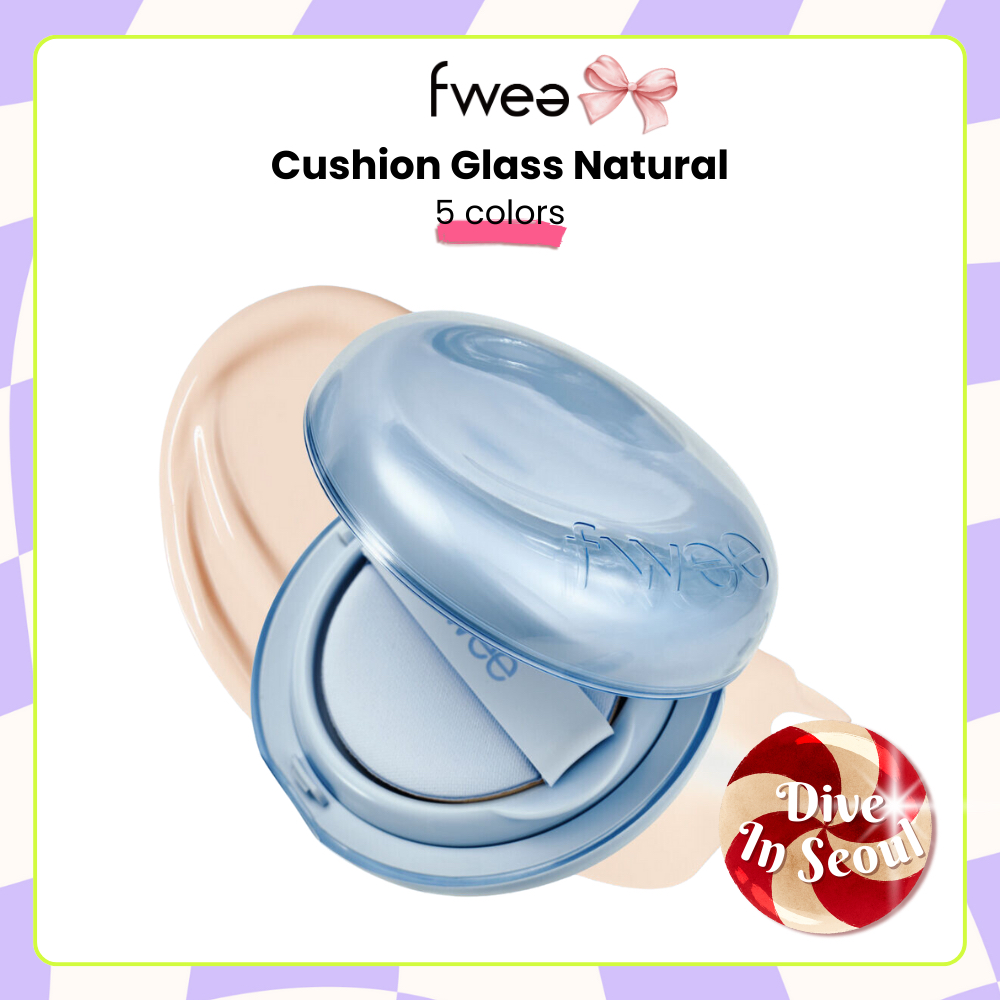 [FWEE] Cushion Glass Natural – 5 สี / SPF50+ PA+++