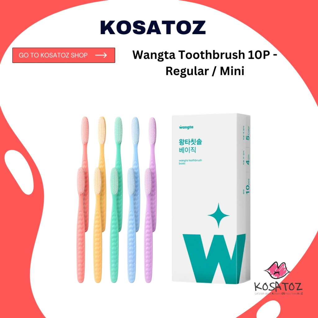 แปรงสีฟัน Wangta 10P - ปกติ / มินิ