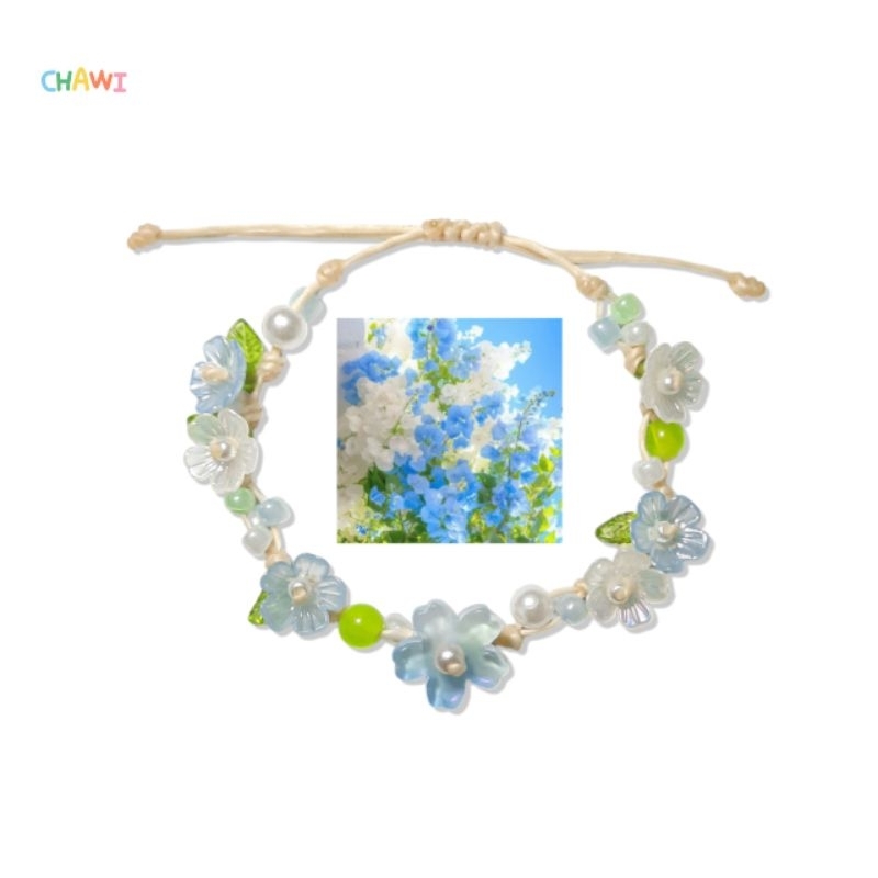 กำไลเชือกเทียนดอกไม้ - รูปที่ 4