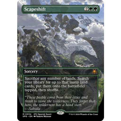 การ์ด EDH PlayTest - Scapeshift (สีเขียว)