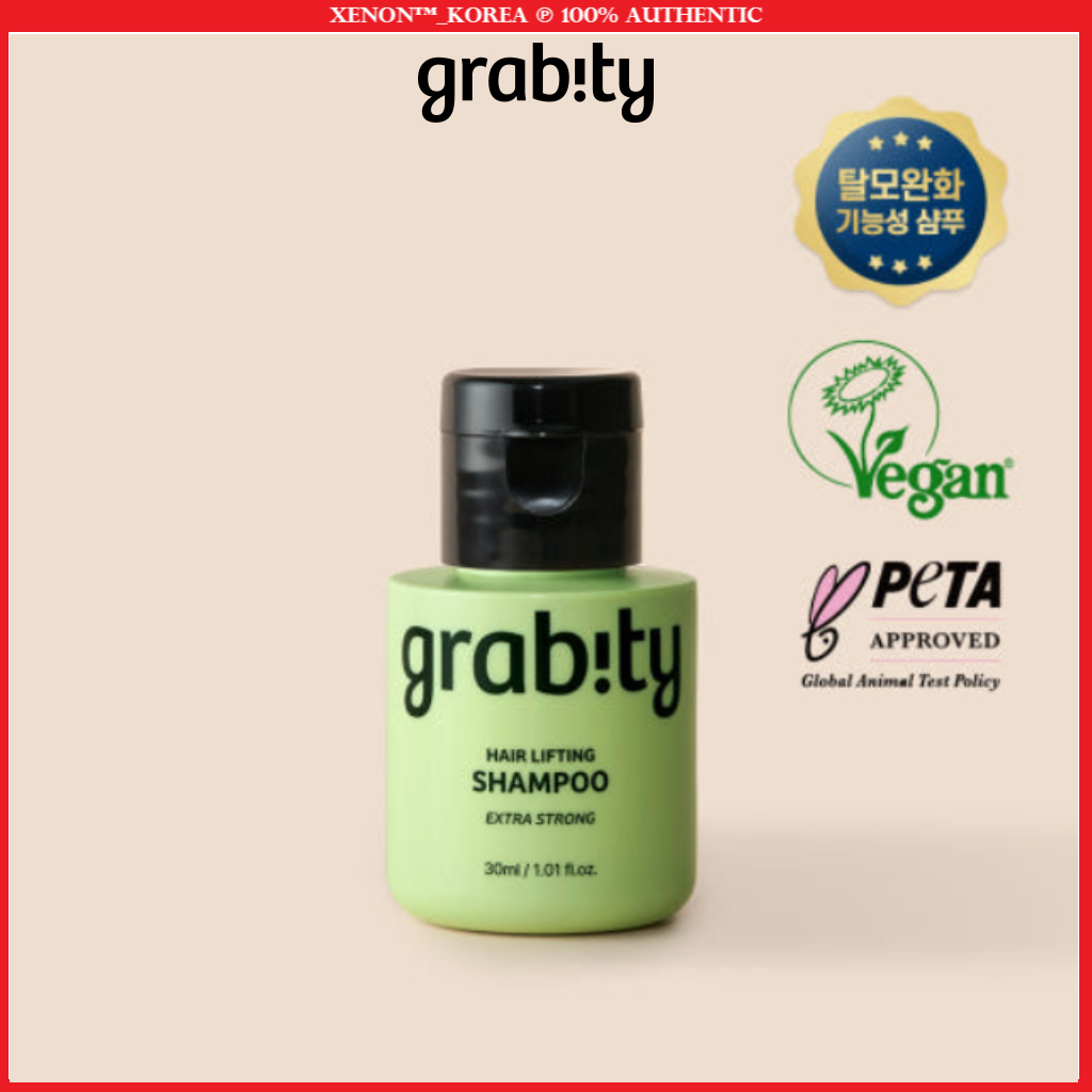[GRABITY] Kaist แชมพูผมร่วงจดสิทธิบัตร Extra Strong Mini 30ml / บรรเทาผมร่วง แชมพูปริมาตร