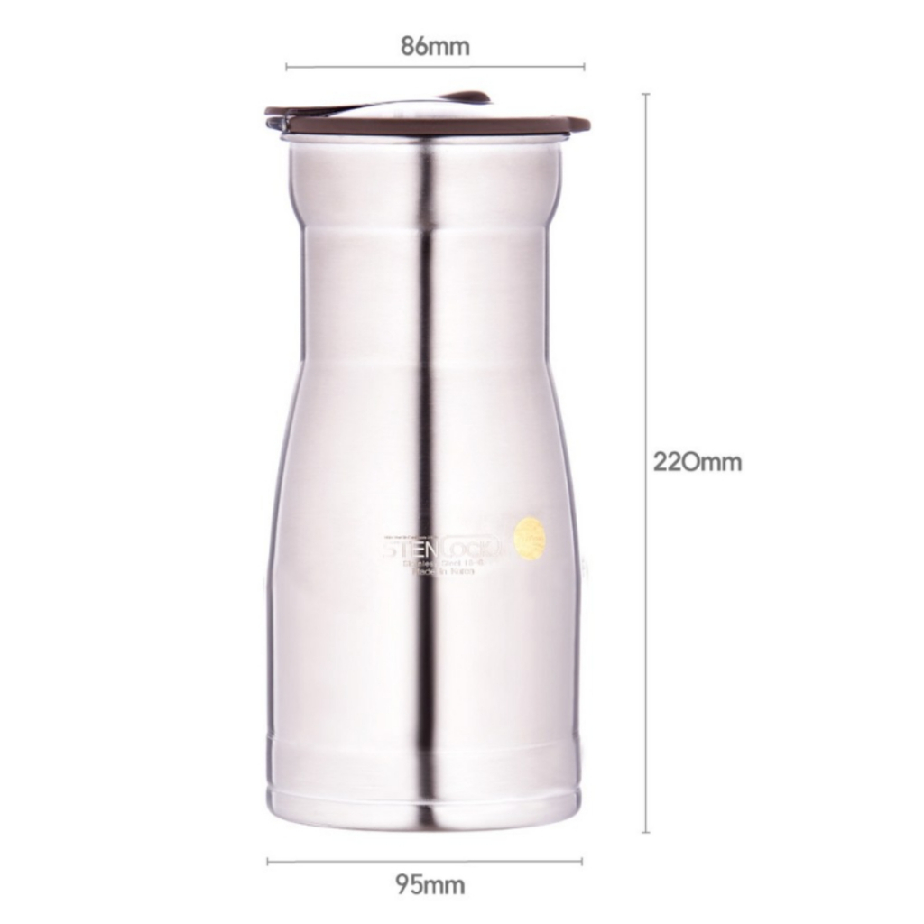 STENLOCK ขวดน้ําอัจฉริยะสแตนเลส 304 1L 1.2L ฝาเปิดปลอดสาร BPA ผลิตในเกาหลี - รูปที่ 7