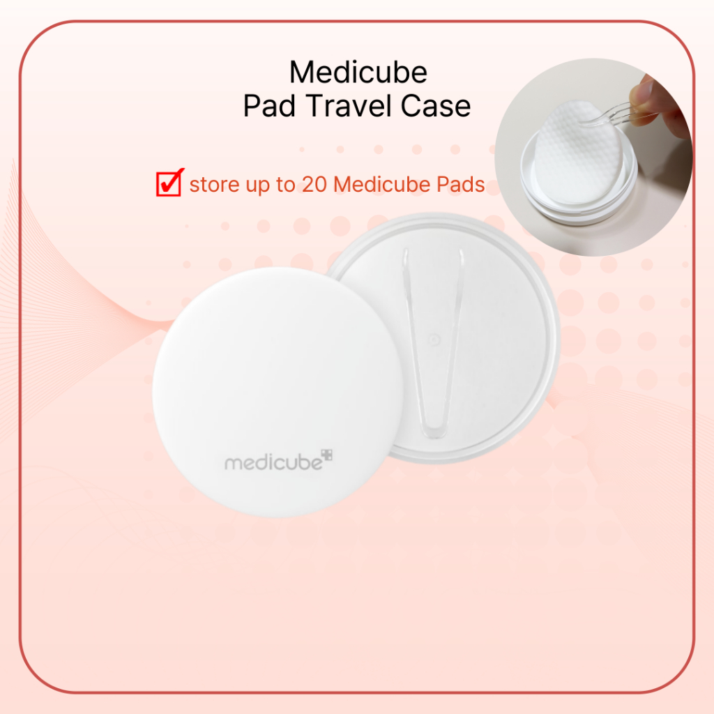 MEDICUBE Toner Pad MEDICUBE Pad Case บรรจุภัณฑ์สำหรับเก็บโทนเนอร์แพด พร้อมที่คีบ พกพาสะดวก
