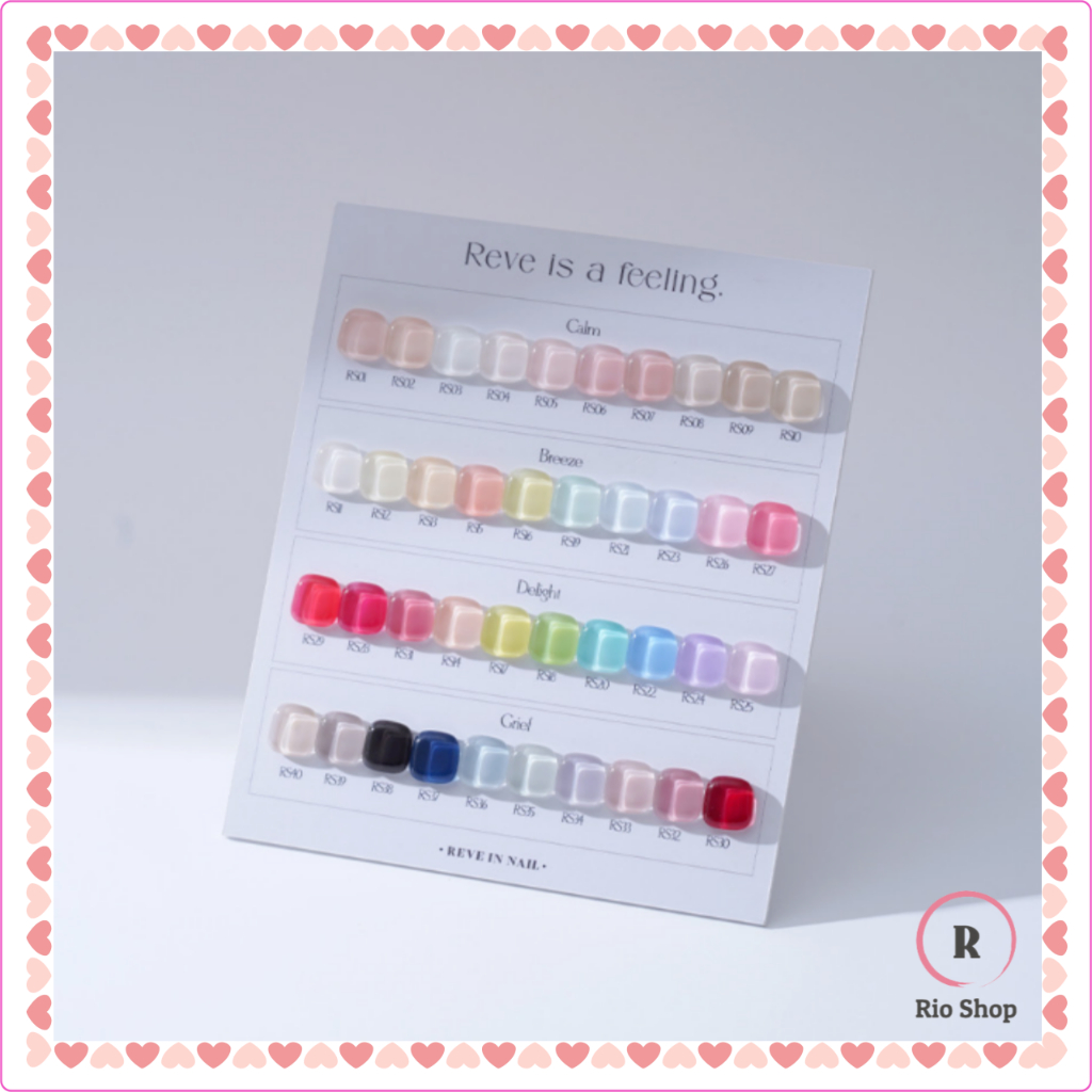 Reve x Reve Is a Feeling 40 Color Syrup Nail
