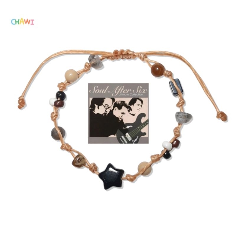 กำไลเชือกเทียนออกแบบตามปกเพลง - รูปที่ 2