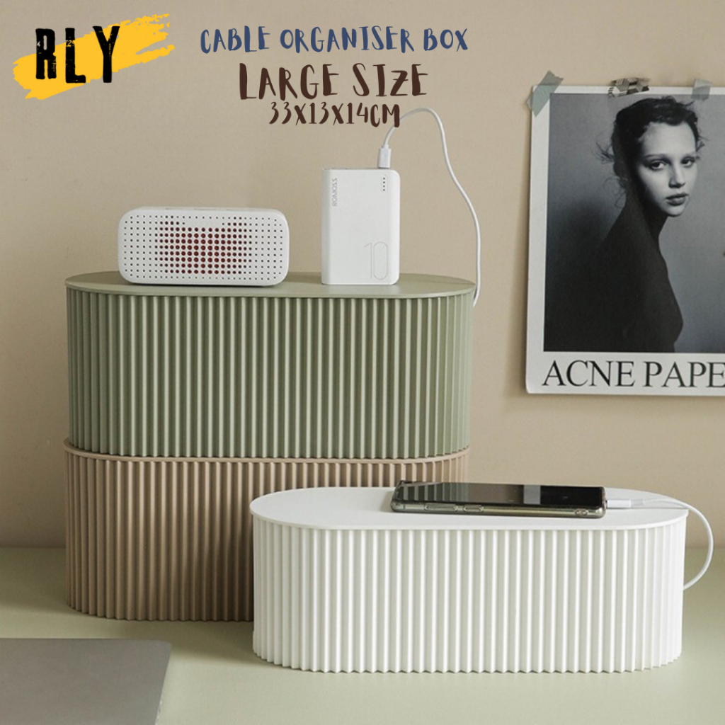 Cable Organizer Cable Storage Management Organizer Box Extension Management Holder for Home Office