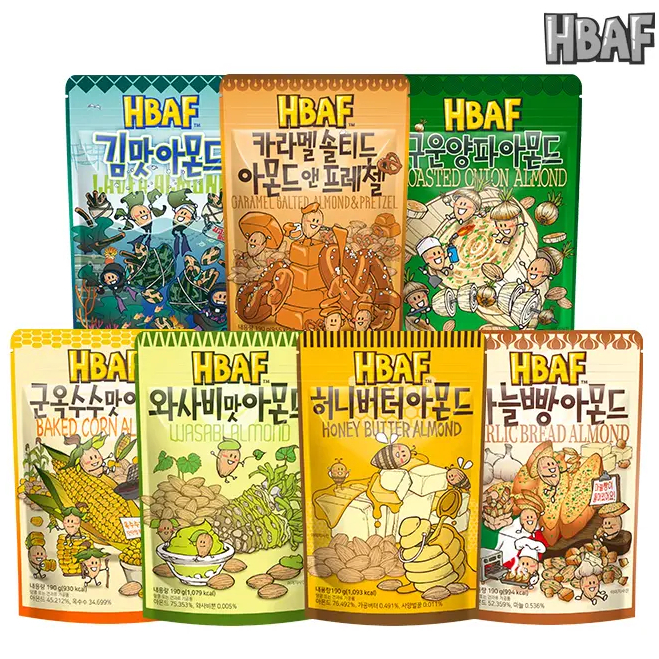ขนมอัลมอนด์เกาหลีราคาถูกที่สุด - ฮันนี่บัตเตอร์นัท 190g