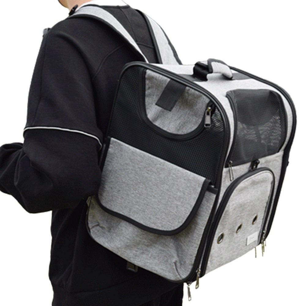 Tradle Dog Bag Carrier Sling Bag Front Bag Cat Carrier Backpack Carrier Dog Walking Cage SD-B003