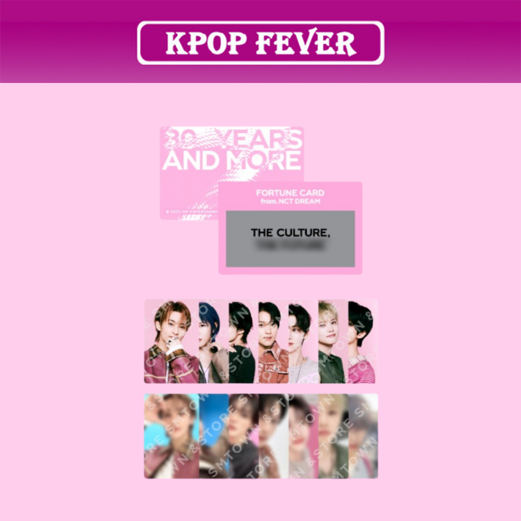 NCT DREAM - [ SMTOWN LIVE 2025 ] OFFICIAL MD / FORTUNE SCRATCH CARD SET