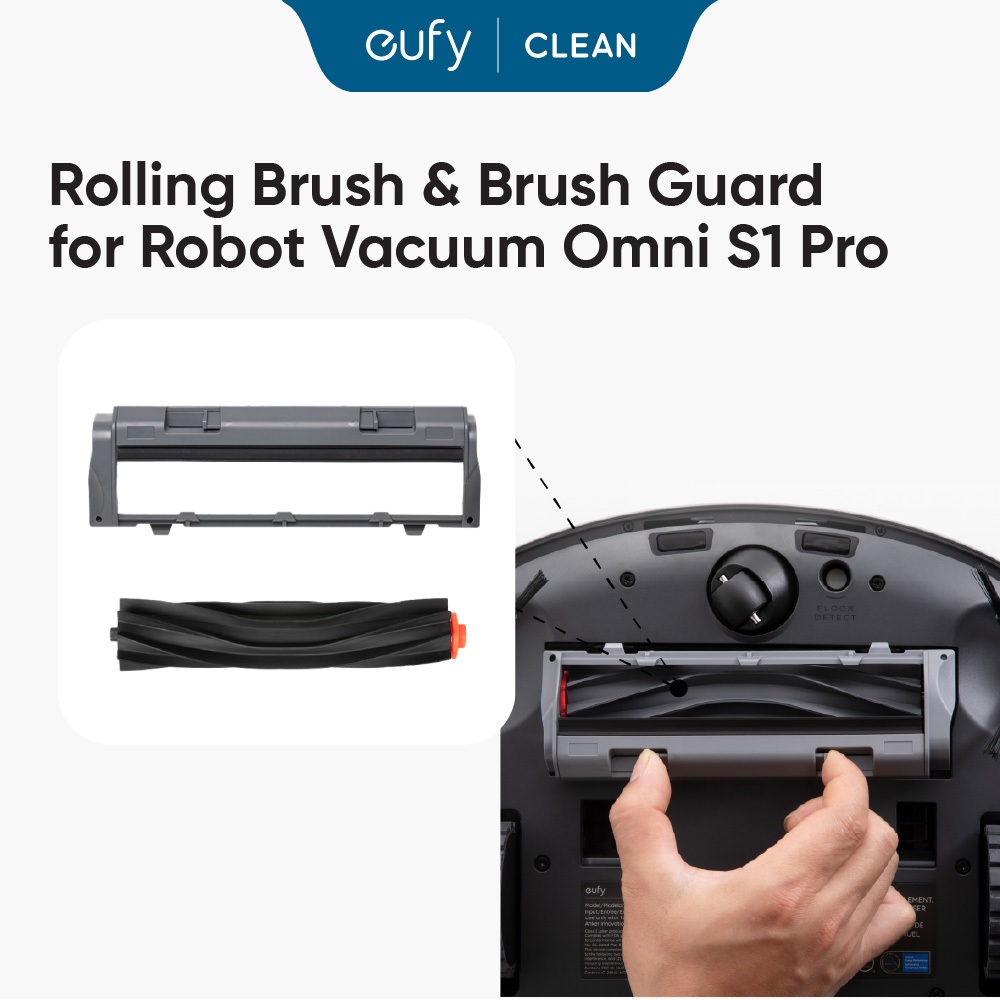 Eufy Rolling Brush & Brush Guard สําหรับหุ่นยนต์สูญญากาศ Omni S1 Pro - T29B6001