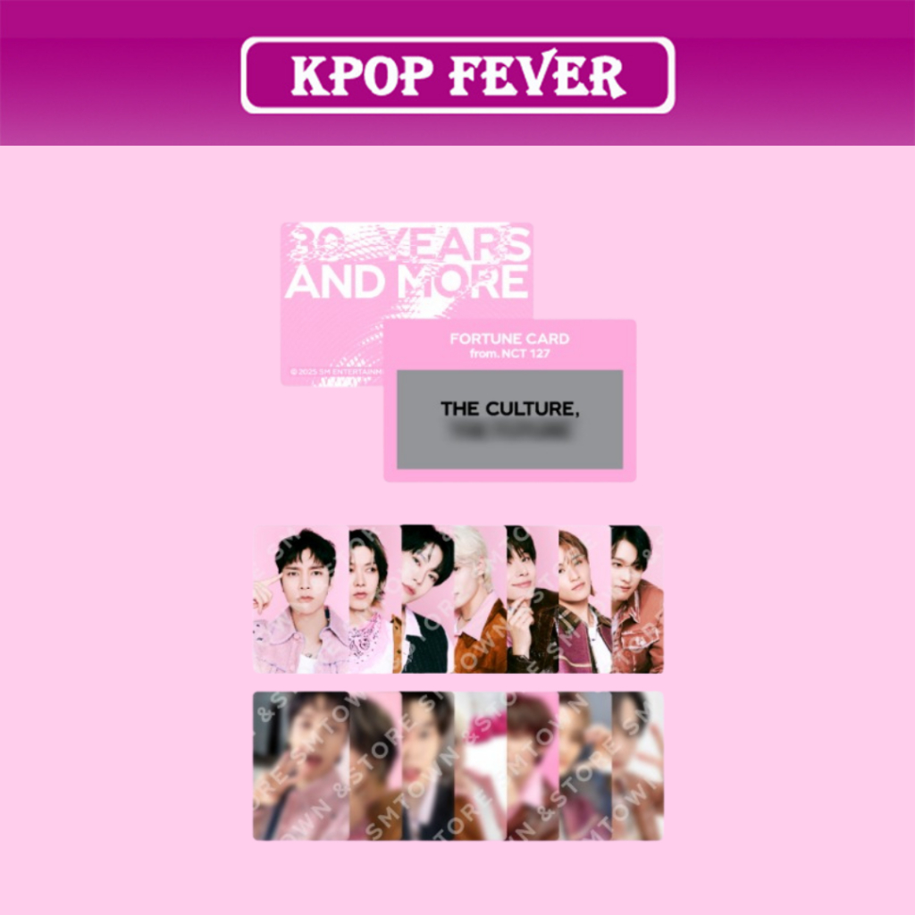 NCT 127 - [ SMTOWN LIVE 2025 ] OFFICIAL MD / FORTUNE SCRATCH CARD SET
