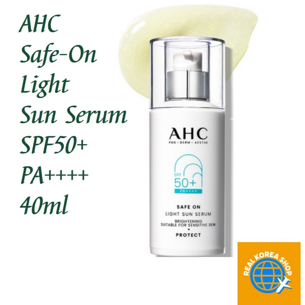 [AHC] Safe-on Light Sun Serum SPF50+ PA++++ 40ml