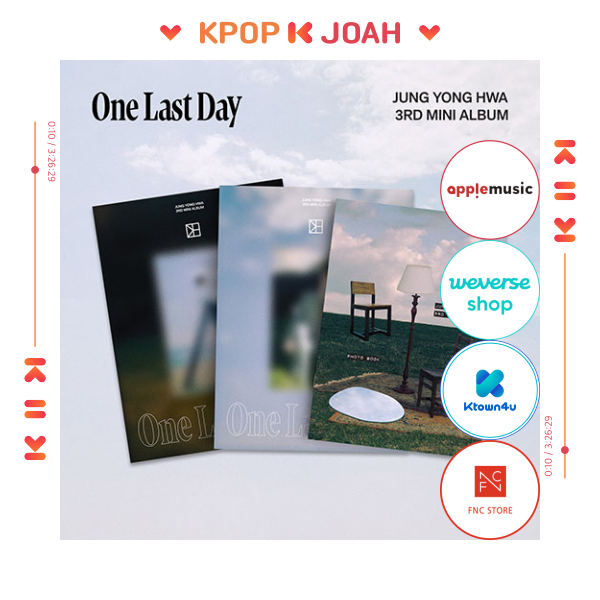 [POB](PHOTOBOOK Ver.) JUNG YONGHWA (CNBLUE) [One Last Day] 3rd Mini Album (4th Jul.2025)