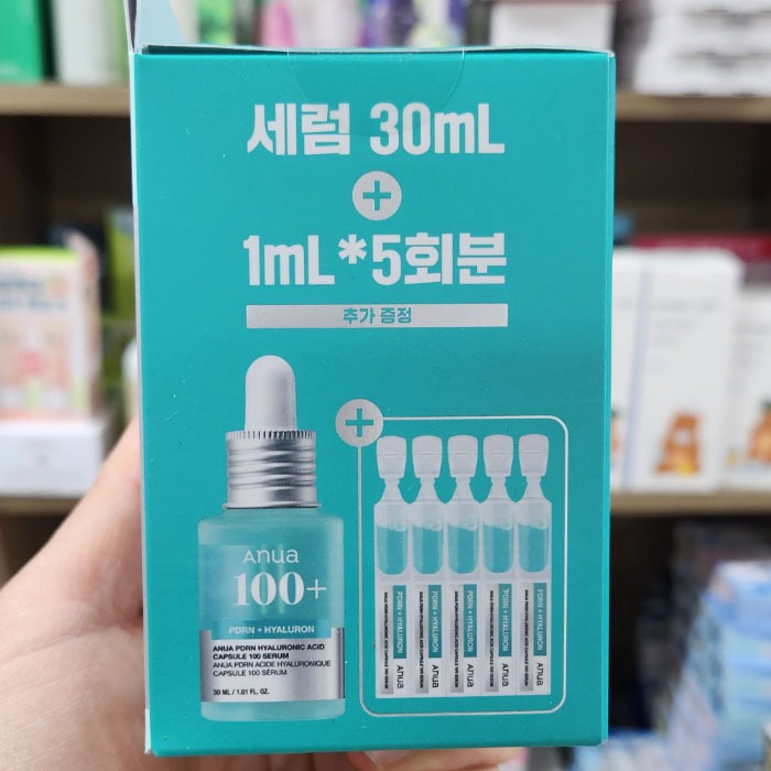 OLIVE YOUNG EDITION [30ml + 1ml x 5 EA] PDRN Hyaluron Capsule 100 Serum (Korea Skincare, Korea Beauty, K-Beauty)