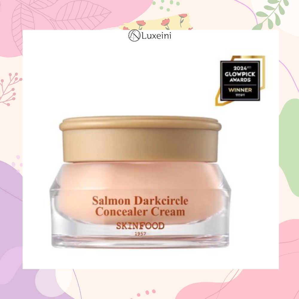 SKINFOOD Salmon Dark Circle Concealer 3 สี (10g)/00 Salmon Light/01 Salmon Blooming/02 Salmon Beige