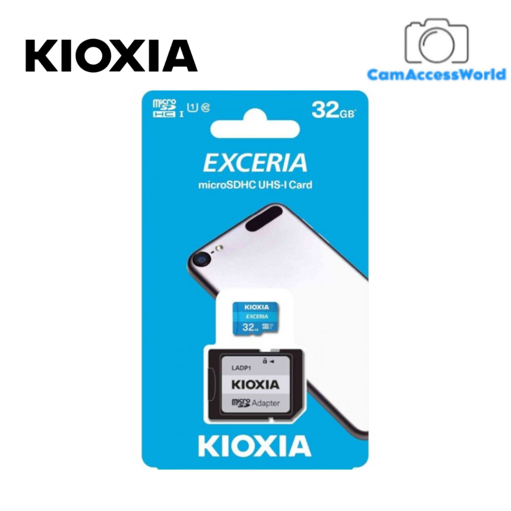 การ์ด KIOXIA Exceria microSD 32GB พร้อมอะแดปเตอร์ SD
