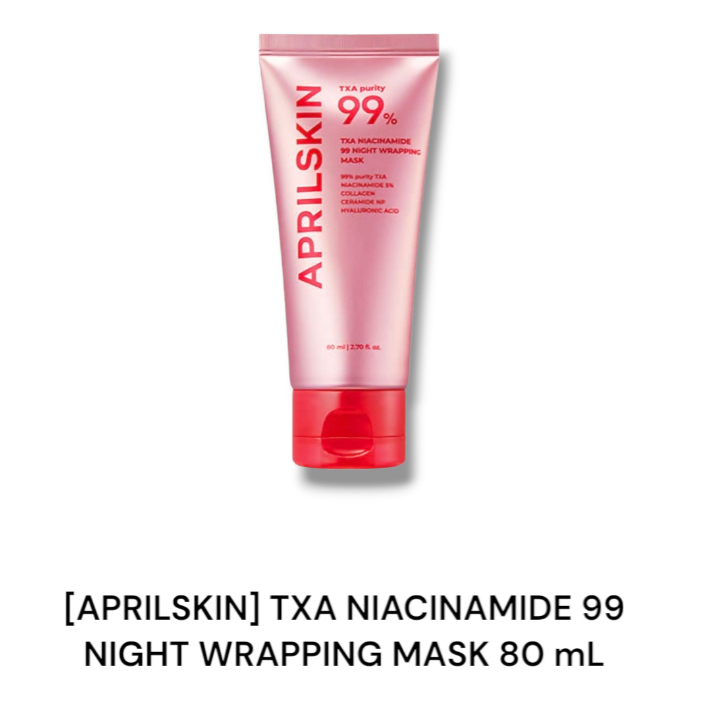 [APRILSKIN] TXA NIACINAMIDE 99 NIGHT WRAPPING MASK 80 mL