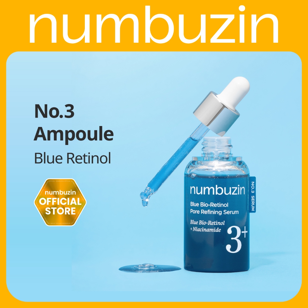 ชาuzin No.3 Serum | Blue Retinol Pore Rinning Serum 30ml