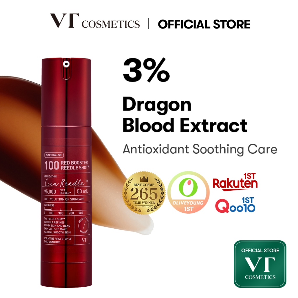 [VT] Red Booster Reedle Shot Slow Aging Care & Skin Nourishing [Official Flagship]