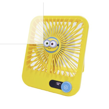 พัดลมตั้งโต๊ะไร้สาย Minions BLDC Silent Fan 100-Speed – โต๊ะแบบชาร์จไฟได้/สํานักงาน/ตั้งแคมป์ – ช้อป
