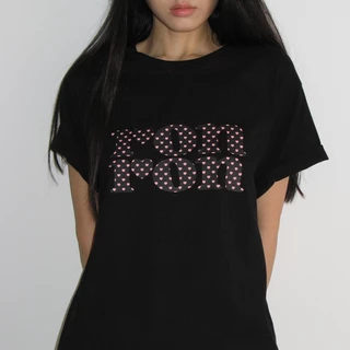 [RONRON] Heart Logo Basic Fit T Shirt / 3colors