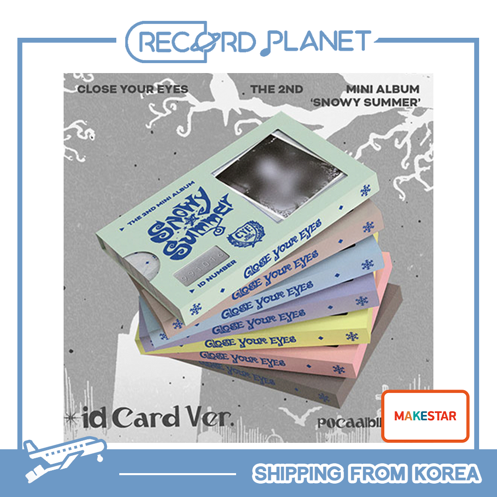 [POB] CLOSE YOUR EYES - Snowy Summer (ID Card Ver.) (POCAALBUM)