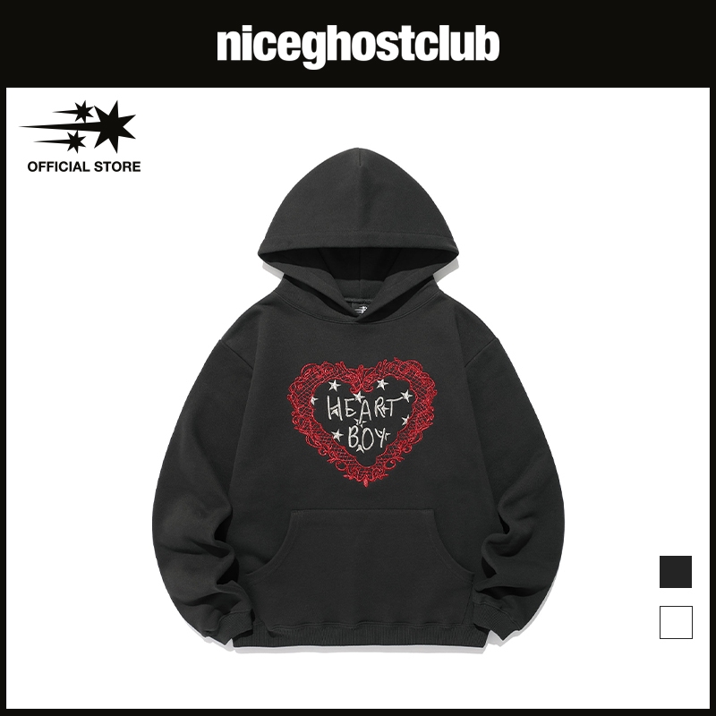 [niceghostclub] เสื้อฮู้ดเด็กหัวใจ_unisex_สไตล์เกาหลี