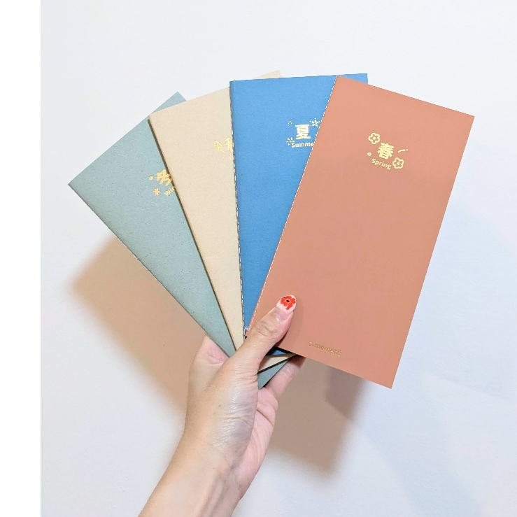 Travel Journal Travel Notebook Refill Colourful Seasons