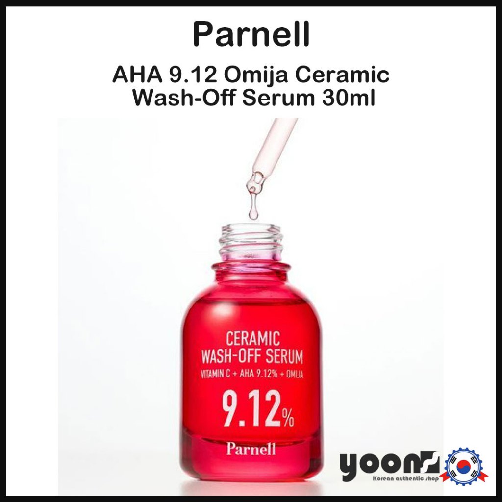 [Parnell] Aha 9.12 Omija Ceramic Wash-Off Serum 30ml_จากเกาหลี