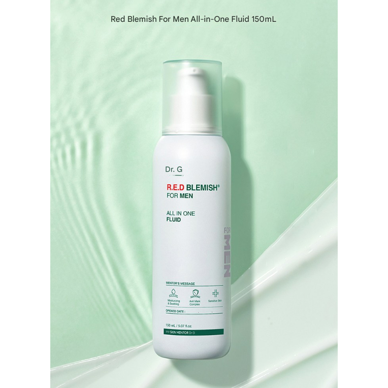 [K-Beauty] Dr.G Red Blemish for Men All-in-One Fluid, 150ml, 1ea