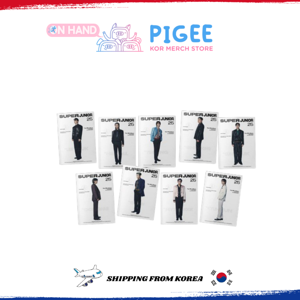 SUPER JUNIOR – [ SUPER JUNIOR25 ] 12TH ALBUM (PHOTOBOOK Ver.)