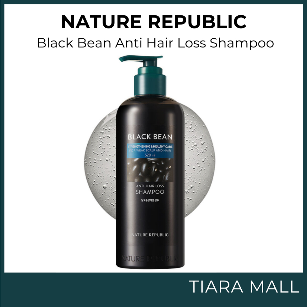 [Nature Republic] Black Bean Anti Hair Loss Shampoo 520ml