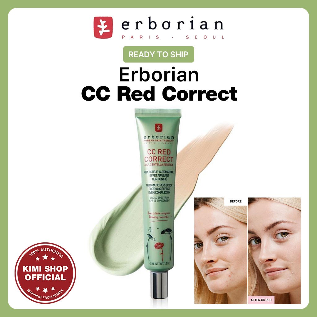 [ERBORIAN] Cc Red Correct Cream 15ml / 45ml