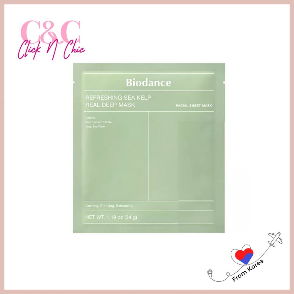 Biodance Refreshing Sea Kelp Real Deep Mask Sheet 1ea