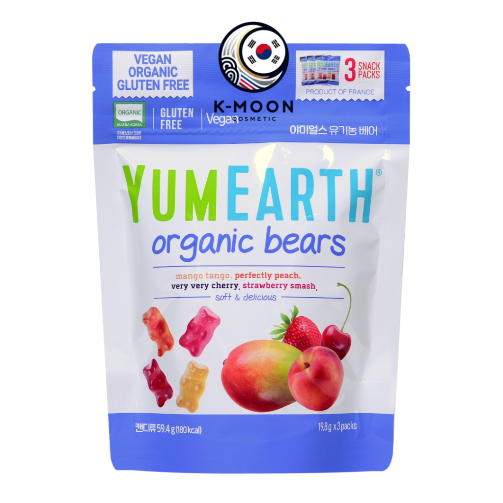 [K-Food] YUMEARTH Organic Gummy Bears Pouch (59.4g)