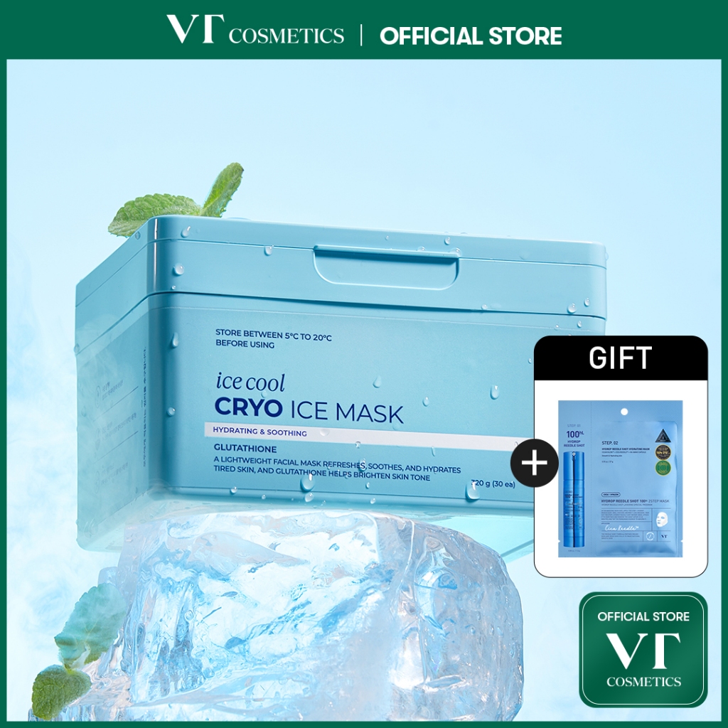 [VT] CRYO ICE Cooling Mask 30ea Soothing & Hydrating Skin [Official Flagship]
