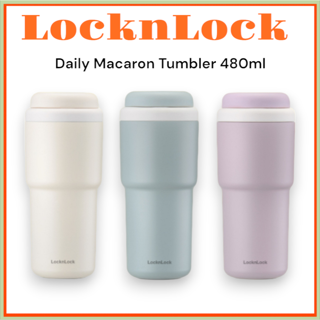 [LockNLock] แก้วน้ํา สีมาการอง 480 มล. LHC3292