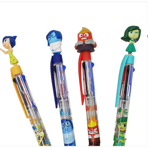 Disney Pixar Inside Out 3 สีในปากกา Ball Point 0.5 มม. Joy Sadness Disgust