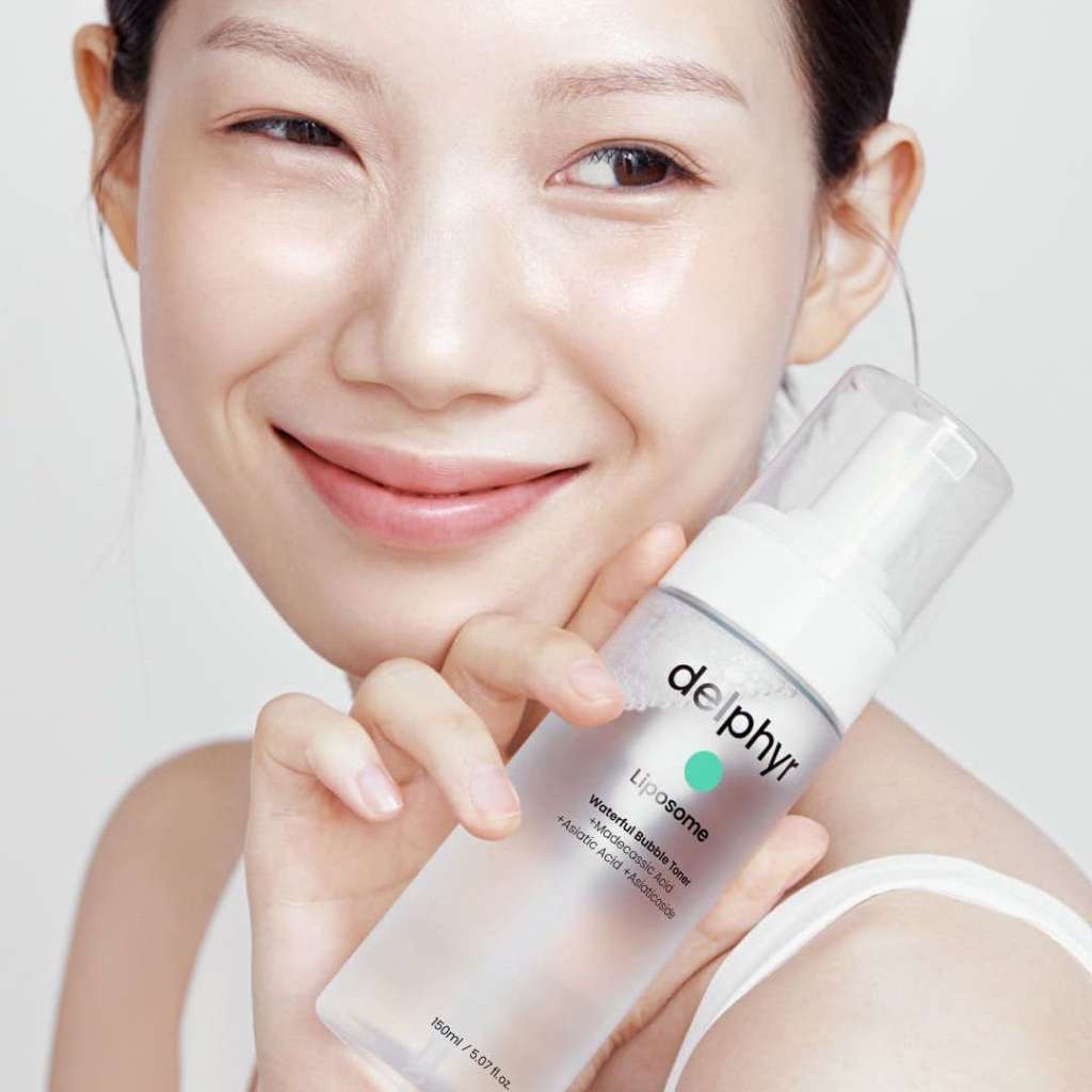 DELPHYR โทนเนอร์ฟองน้ำ Liposome Waterful 150ml - เติมความชุ่มชื้นและปลอบประโลม