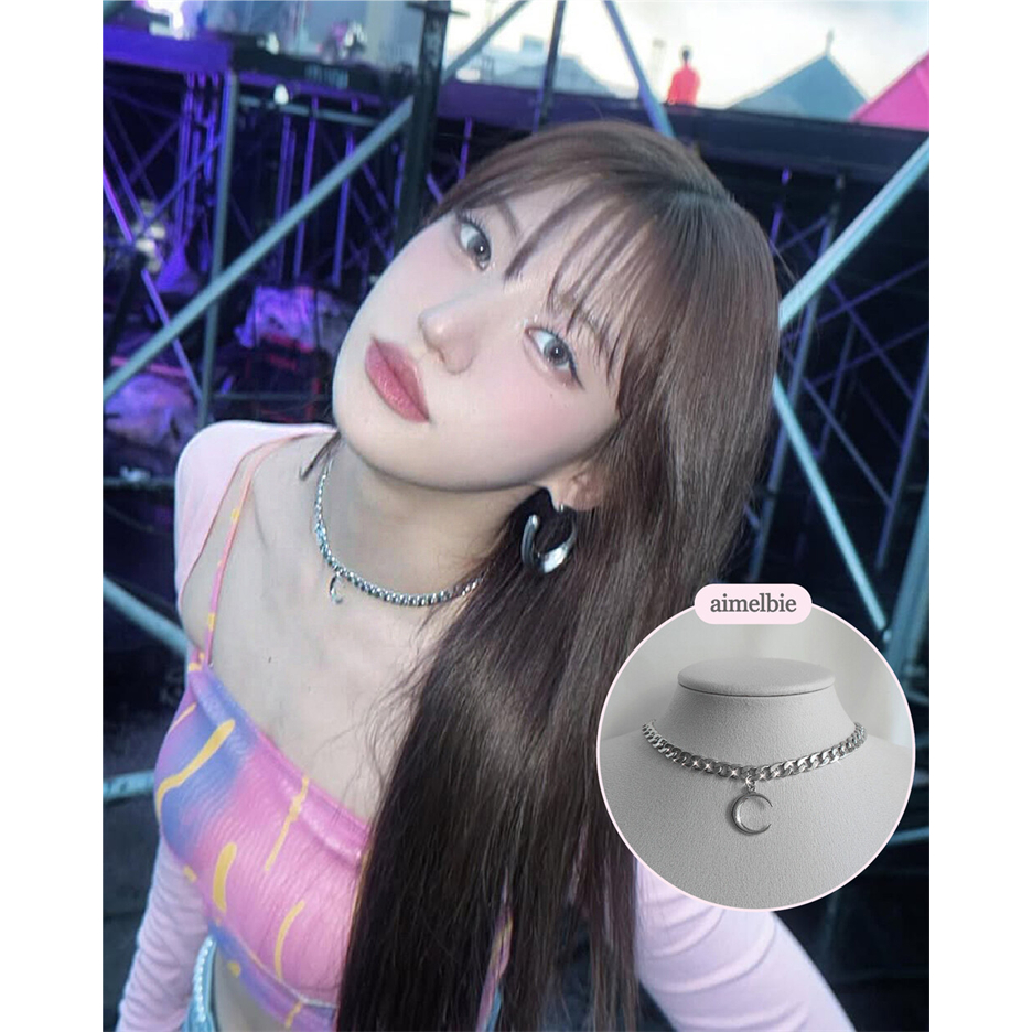 [aimelbie] เค้นคอโซ่พระจันทร์เสี้ยว มoom byul & seo hyun & xiaoting & siyoon pick แท้ 100%