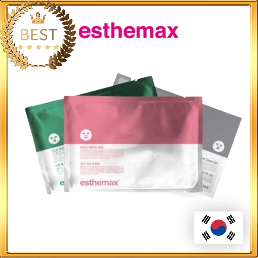 [Esthemax / Esthepro] Mask Sheet 1 PC Series Random│Maskpack วิตามินคอลลาเจน Cica Rose