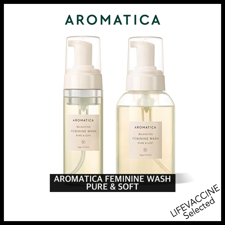 [AROMATICA] Feminine Wash บาลานซิ่ง เฟมินีน วอช เพียว แอนด์ ซอฟท์ 170มล / 300มล