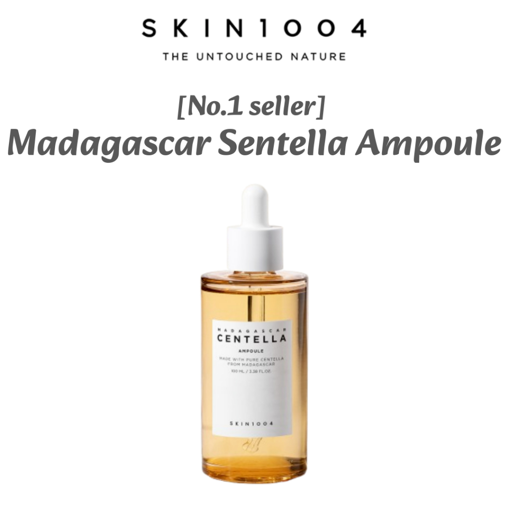 Skin1004 Madagascar Centella Ampoule 30ml 55ml 100ml | ช่วยให้ใจเย็น ฟื้นฟูผิว อิมบาลานซ์ | ซูทติ้ง เซรั่ม|สารสกัดใบบัวบก